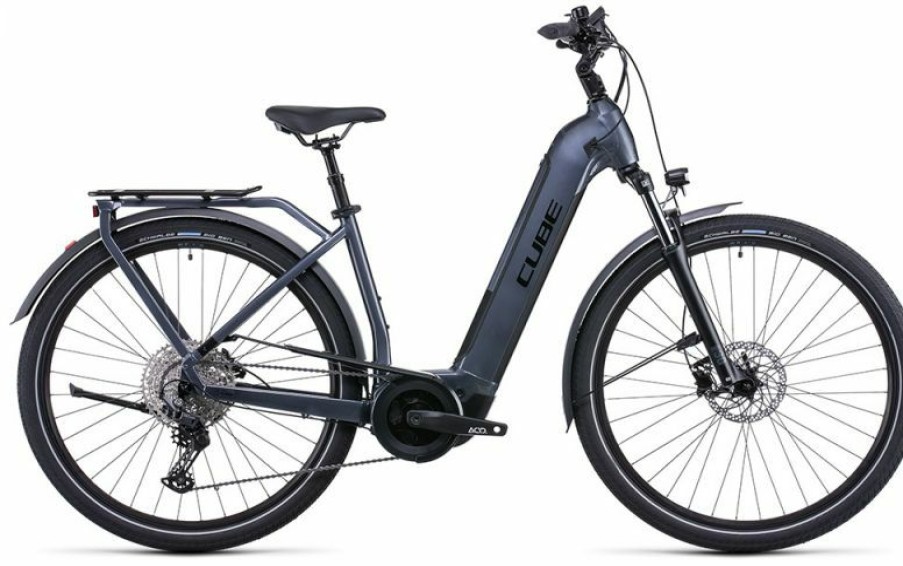 Cube E-Bike Cube Cube Touring Hybrid Pro 500 Easy Entry Metallicgrey N Black Discount