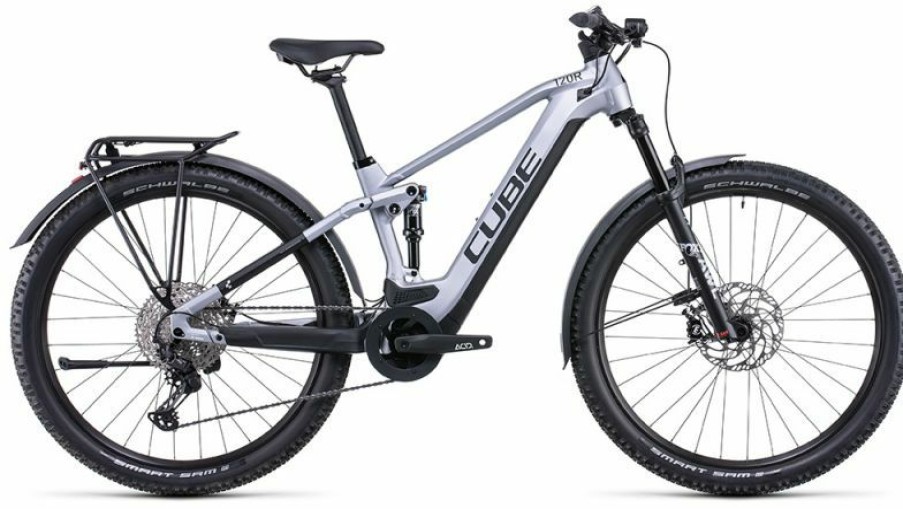 Cube E-Bike Cube Cube Stereo Hybrid 120 Race Allroad 625 Polarsilver N Black Outlet