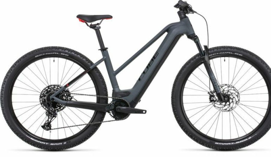 Cube E-Bike Cube Cube Reaction Hybrid Exc 750 29 Lady Grey N Red Online