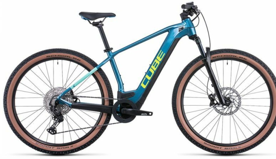 Cube E-Bike Cube Cube Reaction Hybrid Race 625 Blue N Lime Outlet