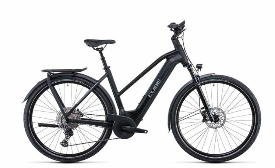 Cube E-Bike Cube Cube Kathmandu Hybrid Exc 750 Lady Black N Silver Outlet