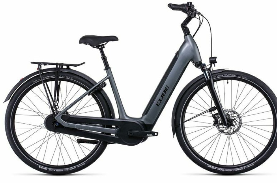 Cube E-Bike Cube Cube Supreme Rt Hybrid Pro 625 Easy Entry Flashgrey N Black Outlet