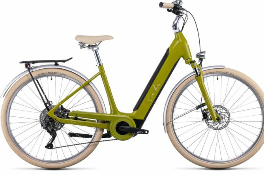 Cube E-Bike Cube Cube Ella Ride Hybrid 500 Easy Entry Avocado N Cream Online