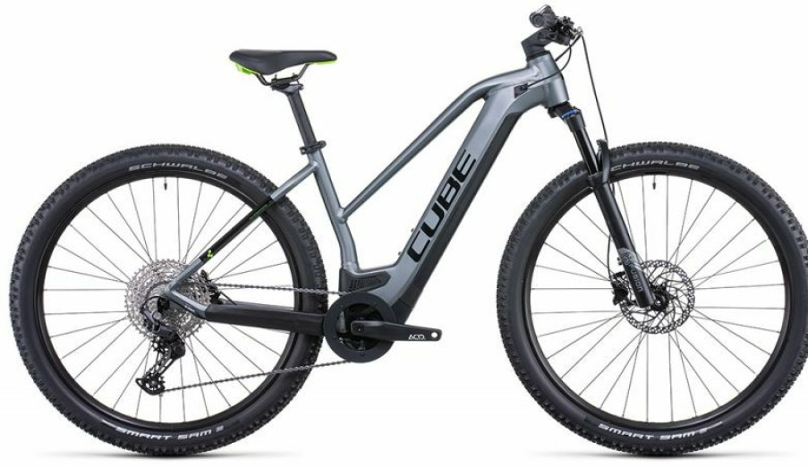 Cube E-Bike Cube Cube Reaction Hybrid Pro 500 Lady Flashgrey N Green Sale