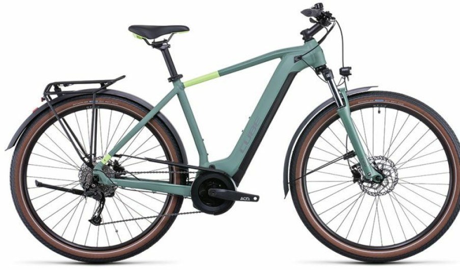 Cube E-Bike Cube Cube Touring Hybrid One 625 Green N Sharpgreen Sale