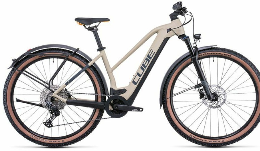 Cube E-Bike Cube Cube Reaction Hybrid Pro 500 Allroad Lady Desert N Orange Discount