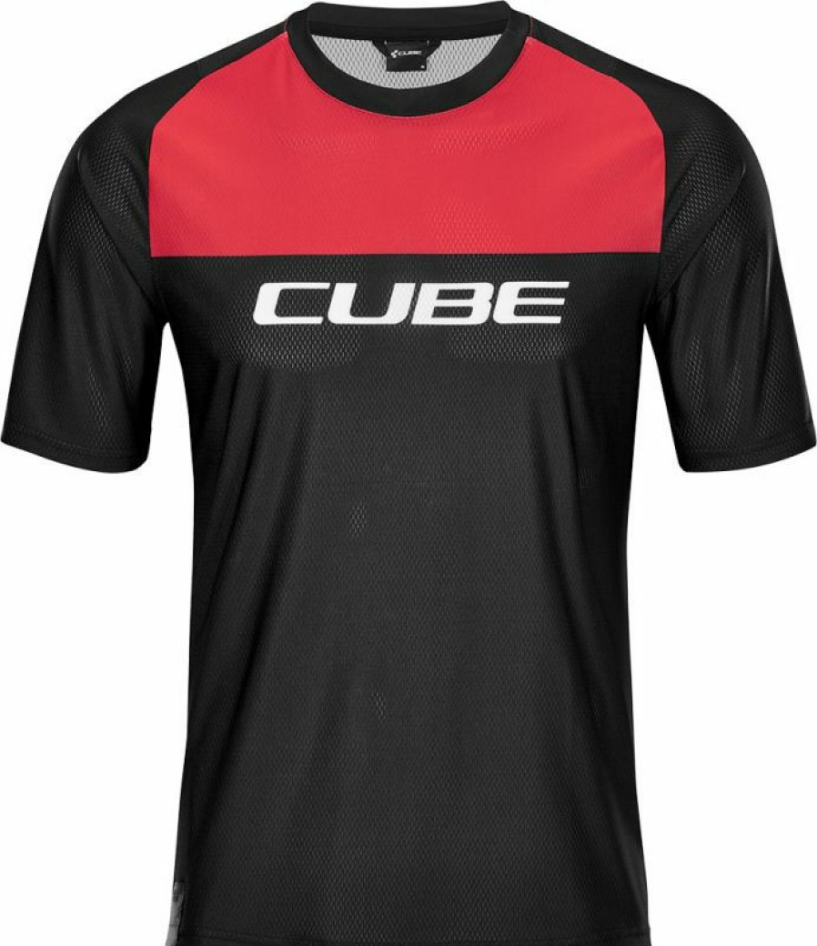 Cube Clothing Cube Cube Vertex Round Neck Mtb Jersey Outlet