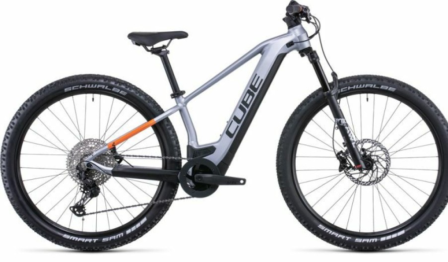 Cube E-Bike Cube Cube Reaction Hybrid Sl 625 29 Polarsilver N Orange Online