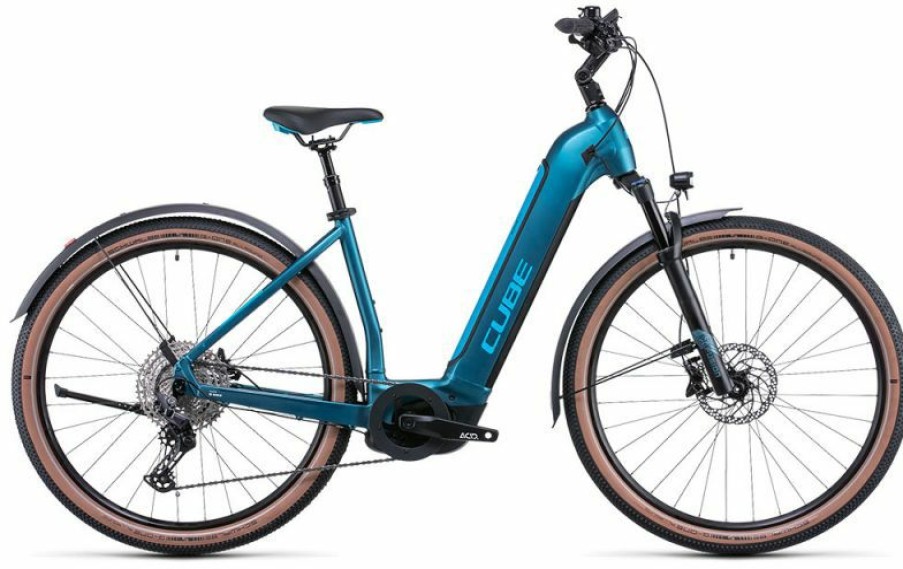 Cube E-Bike Cube Cube Nuride Hybrid Exc 625 Allroad Easy Entry Blue N Blue Sale