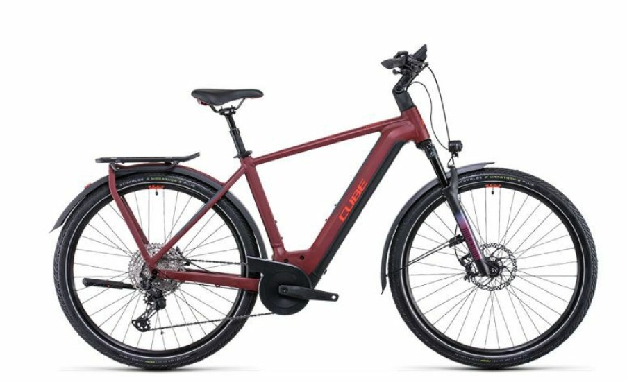 Cube E-Bike Cube Cube Kathmandu Hybrid Sl 750 Darkred N Red Outlet