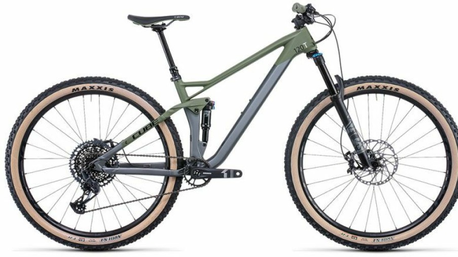 Cube Bike Cube Cube Stereo 120 Hpc Tm 29 Flashgrey N Olive Outlet