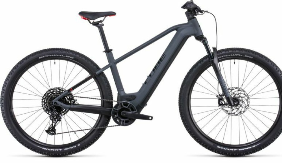 Cube E-Bike Cube Cube Reaction Hybrid Exc 750 29 Grey N Red Outlet