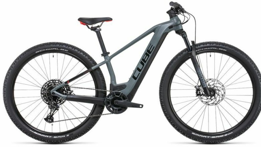 Cube E-Bike Cube Cube Reaction Hybrid Exc 625 29 Grey N Red Sale