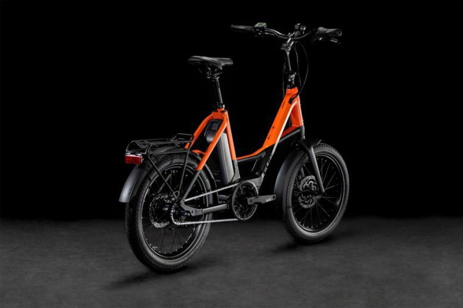 Cube E-Bike Cube Cube Compact Hybrid 500 Black N Sparkorange Online