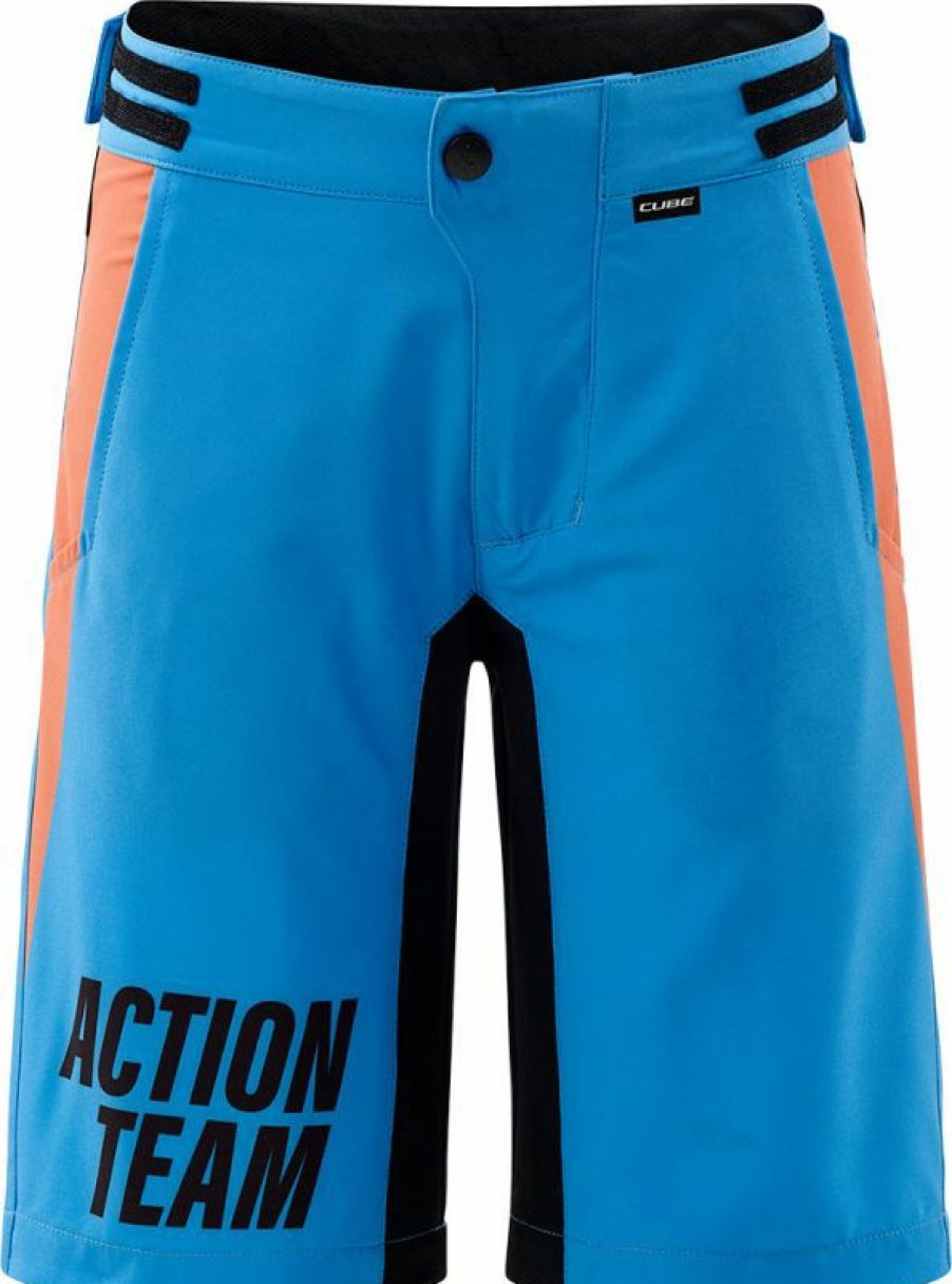 Cube Clothing Cube Cube Junior X Actionteam Kid'S Mtb Shorts Sale