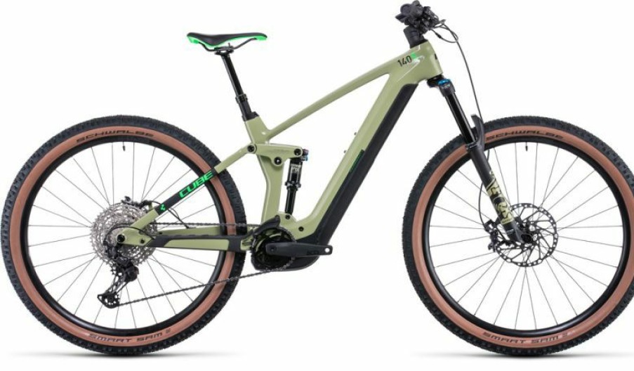 Cube E-Bike Cube Cube Stereo Hybrid 140 Hpc Sl 750 29 Green N Flashgreen Outlet