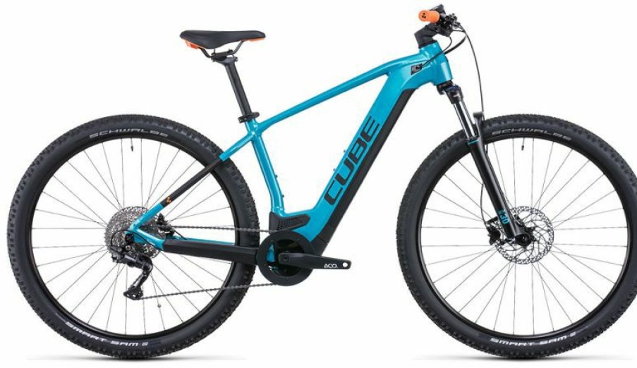 Cube E-Bike Cube Cube Reaction Hybrid One 625 Aquamarine N Orange Discount