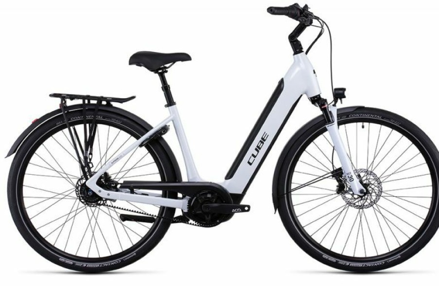 Cube E-Bike Cube Cube Supreme Rt Hybrid Exc 500 Easy Entry Flashwhite N Black Outlet