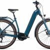 Cube E-Bike Cube Cube Kathmandu Hybrid One 625 Easy Entry Teal N Lime Discount