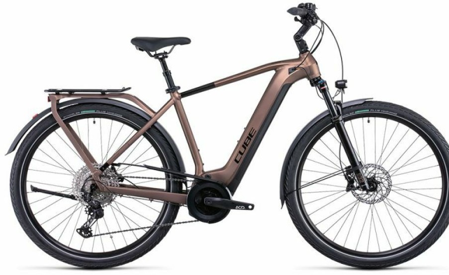 Cube E-Bike Cube Cube Touring Hybrid Exc 500 Mocha N Black Sale