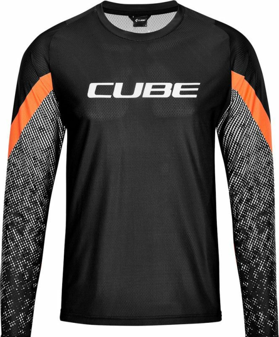 Cube Clothing Cube Cube Vertex Round Neck Long Sleeve Jersey Outlet