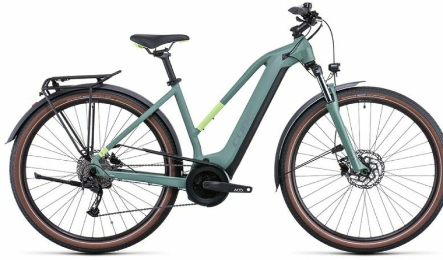 Cube E-Bike Cube Cube Touring Hybrid One 400 Lady Green N Sharpgreen Outlet