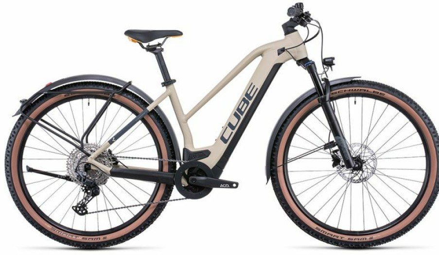 Cube E-Bike Cube Cube Reaction Hybrid Pro 625 Allroad Lady Desert N Orange Outlet