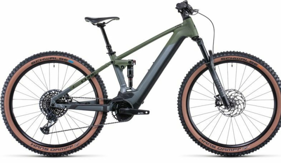 Cube E-Bike Cube Cube Stereo Hybrid 120 Tm 750 29 Flashgrey N Olive Outlet