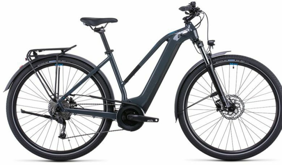 Cube E-Bike Cube Cube Touring Hybrid One 500 Lady Grey N Blue Discount