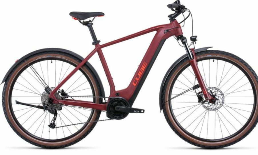 Cube E-Bike Cube Cube Nuride Hybrid Performance 625 Allroad Darkred N Red Online