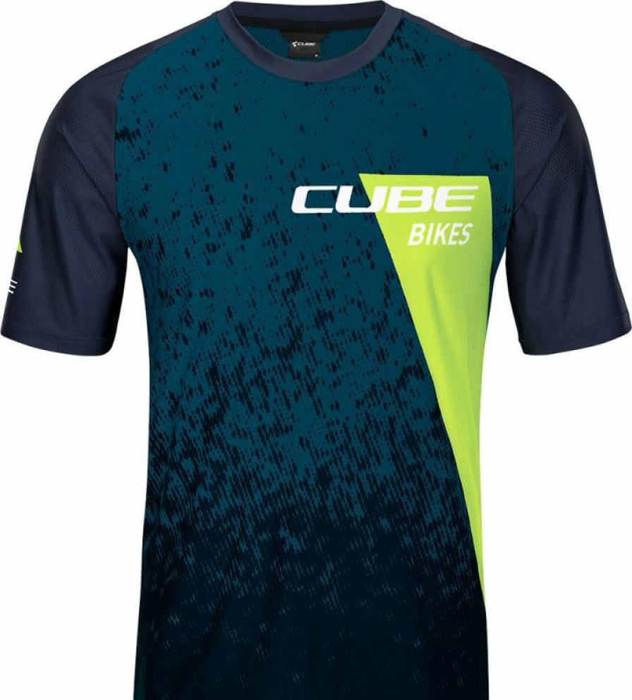 Cube Clothing Cube Cube Vertex Round Neck Mtb Jersey Sale