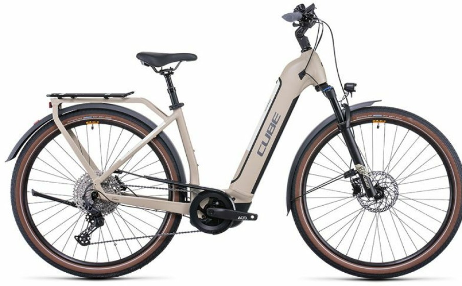 Cube E-Bike Cube Cube Kathmandu Hybrid Pro Easy Entry 625 Desert N Orange Discount