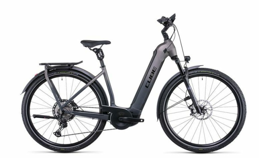 Cube E-Bike Cube Cube Kathmandu Hybrid Slt 750 Easy Entry Grey N Teak Discount