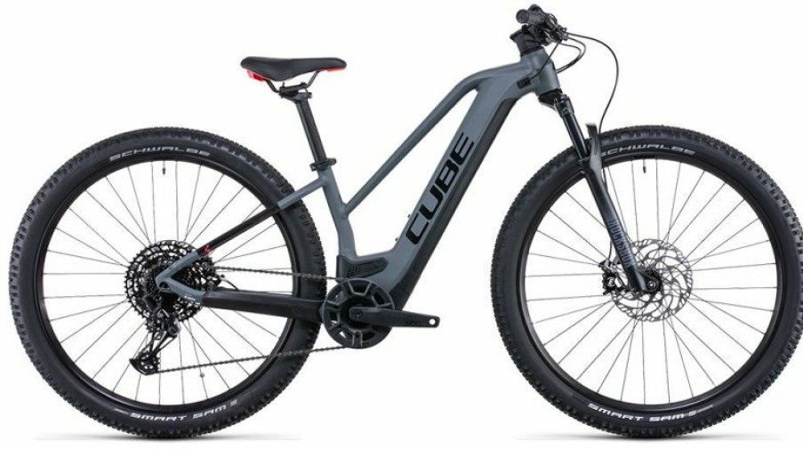 Cube E-Bike Cube Cube Reaction Hybrid Exc 625 29 Lady Grey N Red Discount