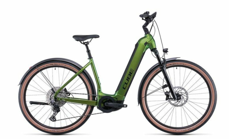 Cube E-Bike Cube Cube Nuride Hybrid Sl 750 Allroad Easy Entry Forest N Black Outlet