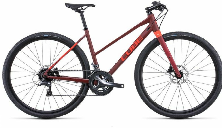 Cube Bike Cube Cube Sl Road Lady Darkred N Red Outlet