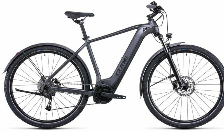 Cube E-Bike Cube Cube Nuride Hybrid Performance 625 Allroad Graphite N Black Outlet