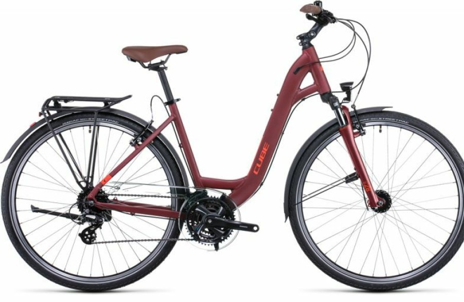 Cube Bike Cube Cube Touring Easy Entry Darkred N Red Outlet