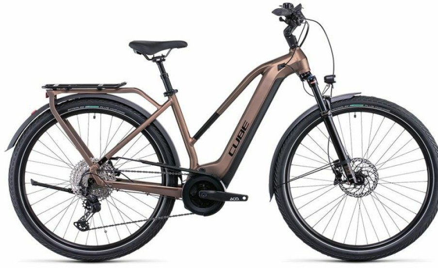 Cube E-Bike Cube Cube Touring Hybrid Exc 500 Lady Mocha N Black Discount