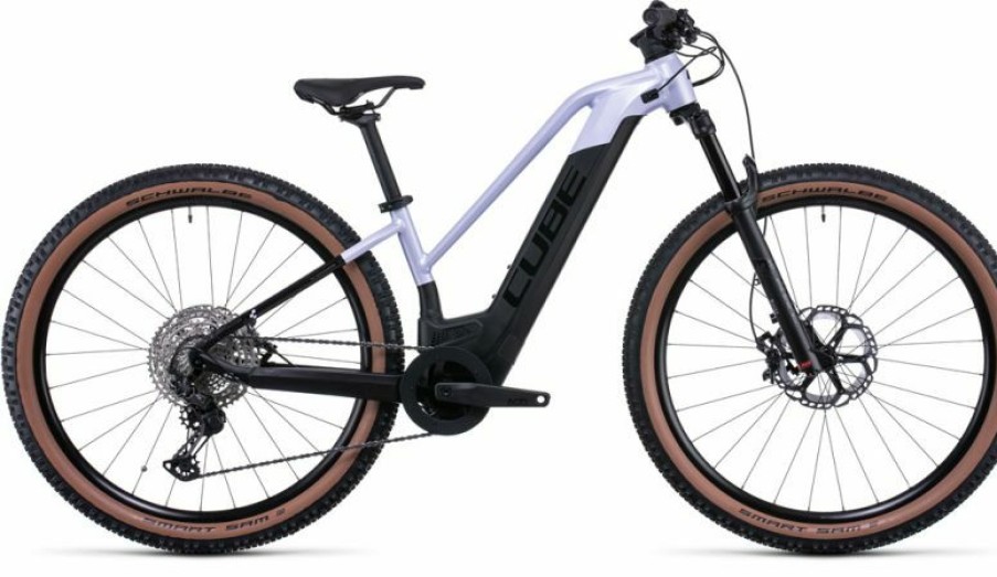 Cube E-Bike Cube Cube Reaction Hybrid Slt 625 29 Lady Violetwhite N Black Online