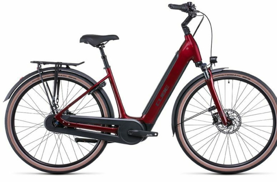 Cube E-Bike Cube Cube Supreme Hybrid Pro 625 Easy Entry Red N Black Sale