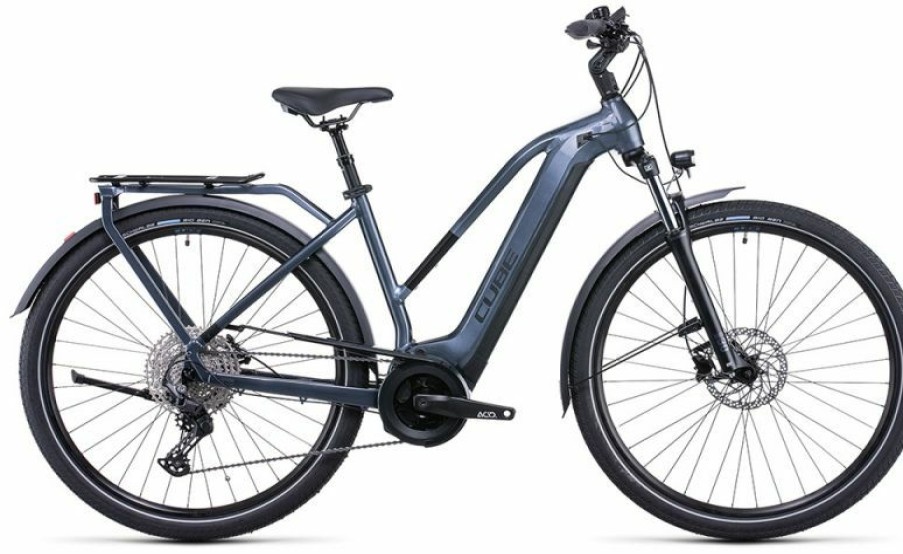 Cube E-Bike Cube Cube Touring Hybrid Pro 625 Lady Metallicgrey N Black Sale