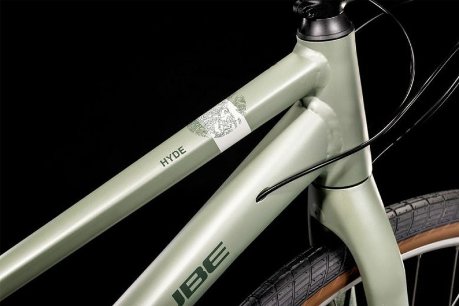 Cube Bike Cube Cube Hyde Lady Green N Grey Sale