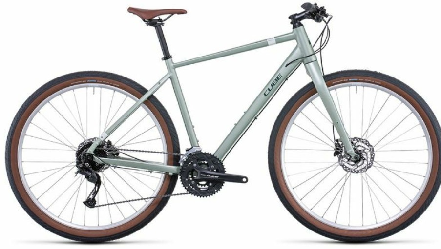 Cube Bike Cube Cube Hyde Green N Grey Outlet