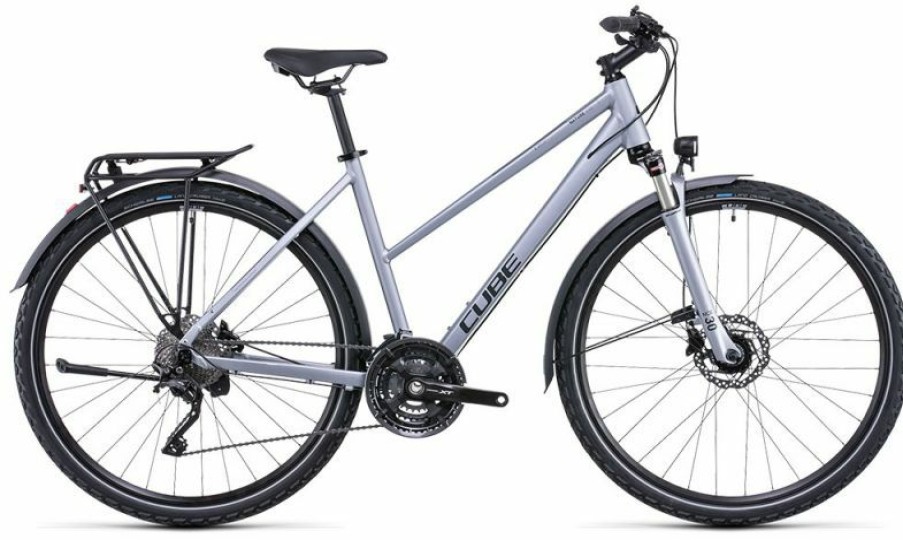 Cube Bike Cube Cube Nature Exc Allroad Lady Polarsilver N Black Discount