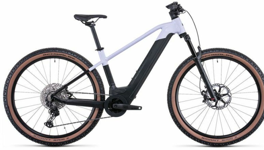 Cube E-Bike Cube Cube Reaction Hybrid Slt 750 29 Violetwhite N Black Outlet