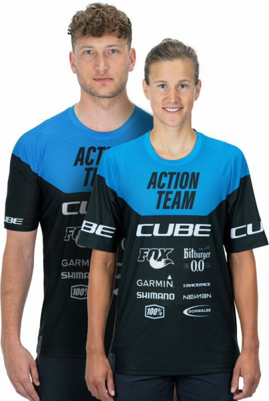 Cube Clothing Cube Cube Vertex X Actionteam Round Neck Mtb Jersey Discount