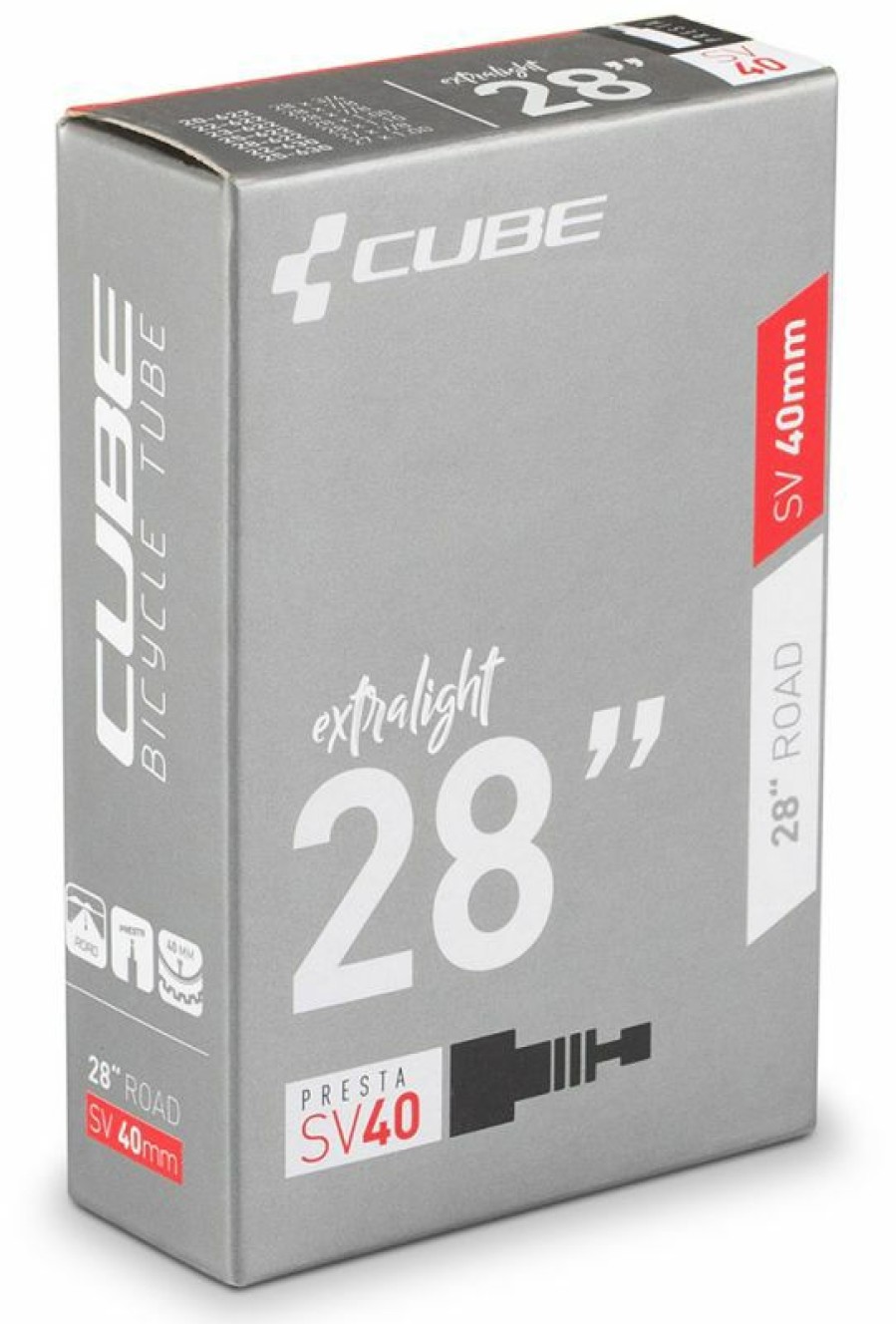 Bike Parts Cube Cube Tube 28 Road Sv 40Mm Extra Light Outlet