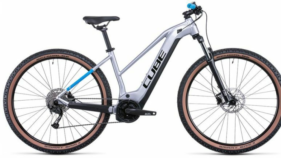 Cube E-Bike Cube Cube Reaction Hybrid Performance 625 Lady Polarsilver N Blue Sale