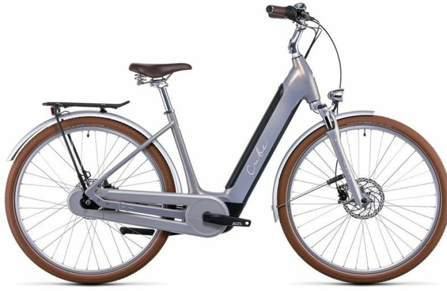 Cube E-Bike Cube Cube Ella Cruise Hybrid 500 Easy Entry Pearlysilver N White Outlet